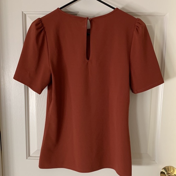 Express Blouse Size XS Color: Rust - Picture 2 of 2